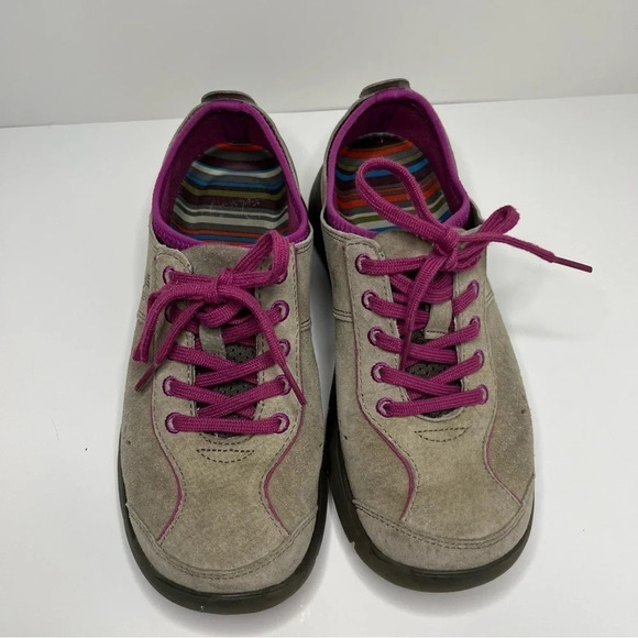 Dansko Women’s Taupe and Pink Elise Walking Shoe Size 6.5-7 US or 37 EU - Picture 4 of 8